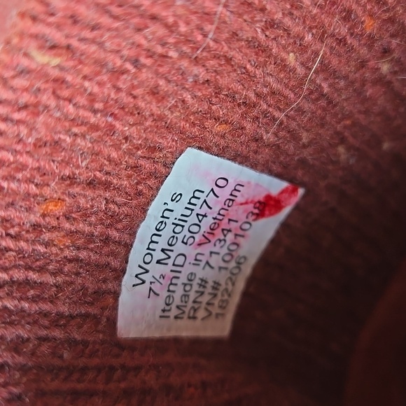 L.L. Bean Brown and Red Ankle Boots - Picture 6 of 7